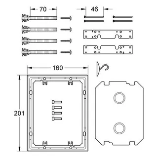Grohe Montageset für Skate Cosmopolitan – Bild 2