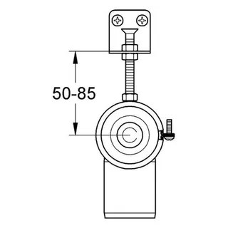 Grohe Ablaufschelle Rapid Pro 39051 DN50 für Armaturenhalterung 39044000 – Bild 2