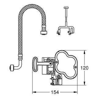 Grohe Funk-Elektronik für WC 39141 WC-Funk-Empfangsmodul – Bild 2