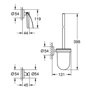 Grohe Essentials WC-Set 3 in 1 – Bild 2
