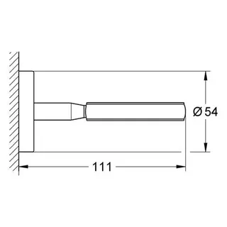 Grohe BauCosmopolitan Halter für Glas, Seifenschale oder Seifenspender – Bild 2