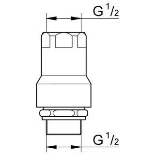 Grohe Sicherungskombination 41230 DN15 Bauform C – Bild 2