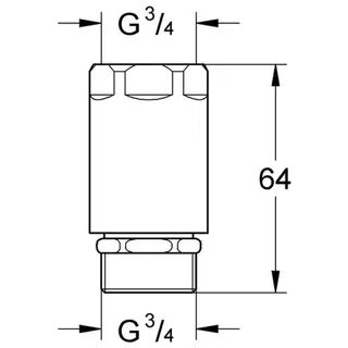 Grohe Sicherungskombination 41231 DN20 Bauform C – Bild 2