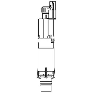 Grohe Ablaufventil 42253 für 2-Mengen-Spülkasten – Bild 2
