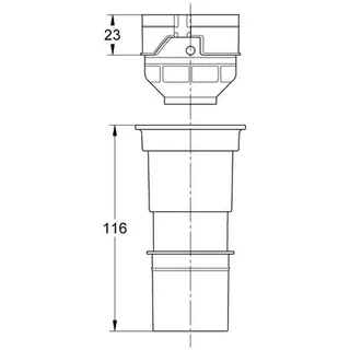 Grohe 4,5 l Adapter für GD2 42333 – Bild 2