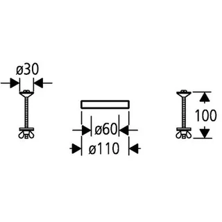 Grohe Befestigungssatz 43500 für Servo-SET – Bild 2
