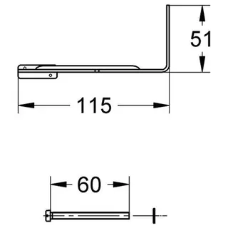 Grohe Motorhalter 43617 für Spülkasten – Bild 2