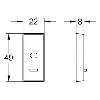 Grohe Ausgleichsscheibe 45914 für Relexa / Rainshower Brausestg. grau – Bild 2