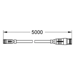 Grohe Verlänger.-kabel F-digital Deluxe 47868 von Netzteil zu Steuereinheit – Bild 2