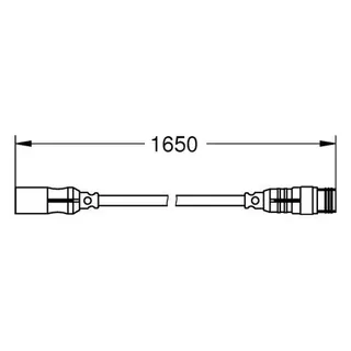 Grohe Verlängerungskabel F-digital 47910 für Verbindung der Lichtmodule – Bild 2
