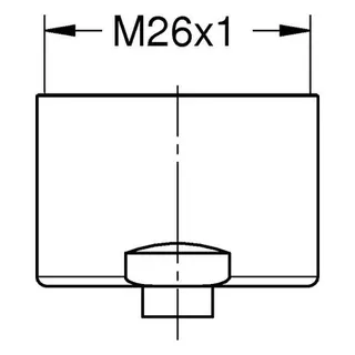 Grohe Mousseur 48343 Innengewinde M 28 x 1 chrom – Bild 2