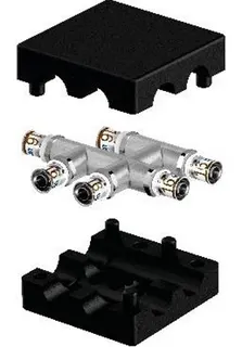 Uponor S-Press Kreuzfitting mit Dämmbox Smart Radi