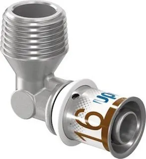 Uponor S-Press Übergangswinkel 90° AG