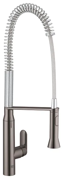 Grohe K7 Spültischmischer mit Profibrause (hard graphite)