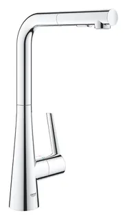 Grohe Zedra Spültischmischer mit Ausziehbrause (chrom)