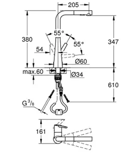 Grohe Zedra Spültischmischer mit Ausziehbrause (chrom) – Bild 2
