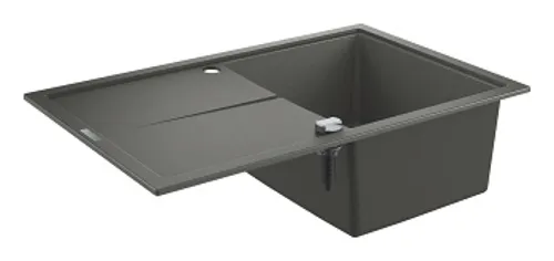 Grohe K400 Kompositspüle mit Abtropffläche (granit grau)
