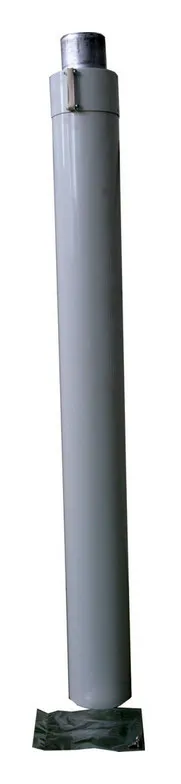Wolf Luft-/Abgasrohr DN63/96 L:912mm weiß