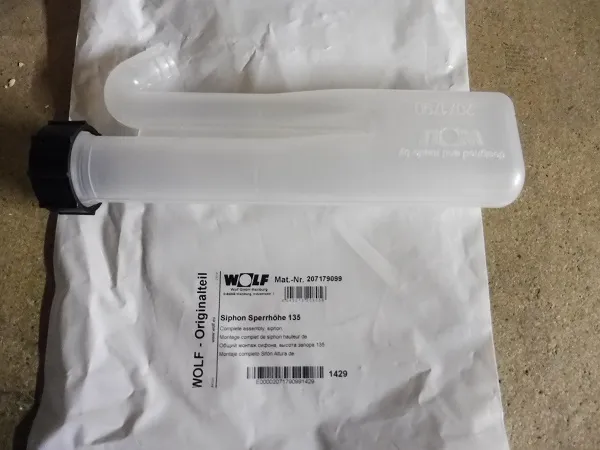 Wolf GM Siphon Sperrhöhe 135 für CGW-2