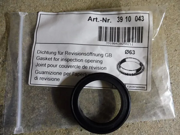 Wolf Dichtung Revisionsdeckel Abgasrohr 87Gr