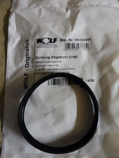 Wolf Dichtring für LAF-Rohrsystem D=80 für TGB-40/60