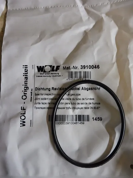 Wolf Dichtung Revisionsdeckel Abgasrohr für CGS