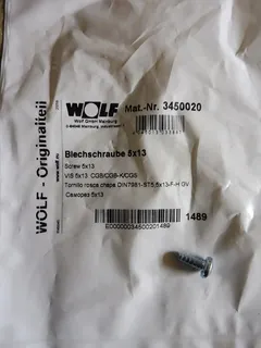 Wolf Blechschraube ST5,5x13-F-H GV DIN 7981