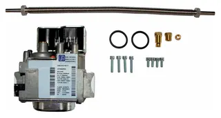 Wolf Gaskombiventil Sigma 840 und Zündgasleitung FNG 10-57 (inkl. O-Ring + Schrauben)