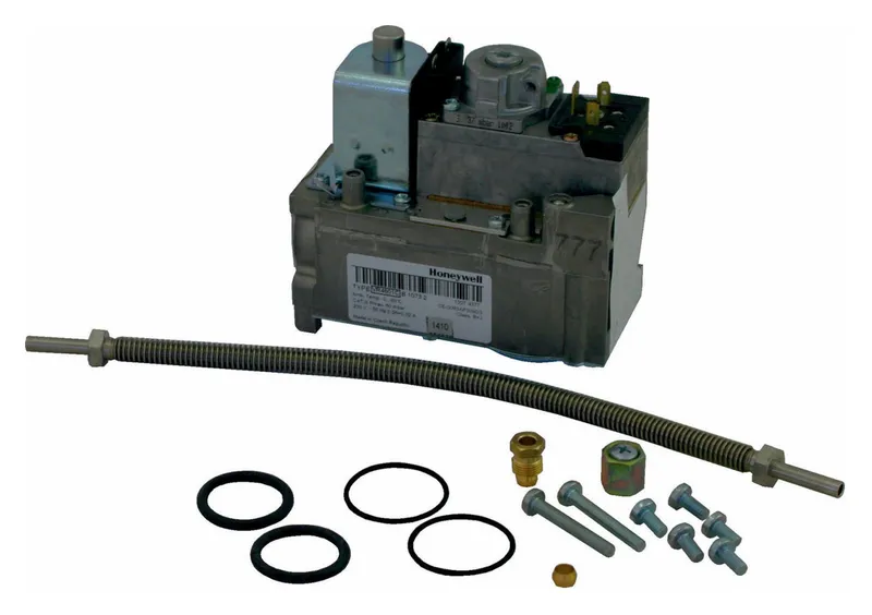 Wolf Gaskombiventil Stufe 1 VR 4601 CB und Zündgasleitung Set, NG-31E-90/110