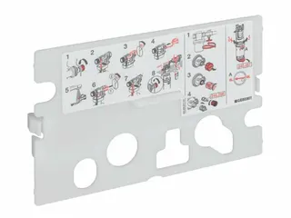 Geberit Schutzplatte für UP-SPK Bet.v.oben/v.vorne, BH 820/900