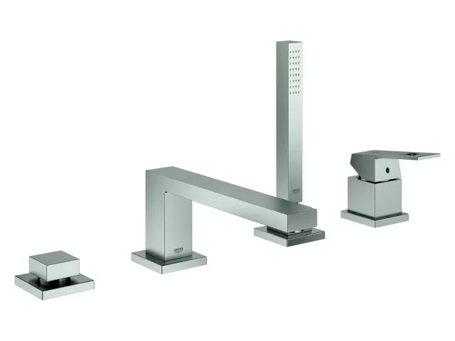 Grohe Eurocube 4-Loch Wannenkombination (supersteel)