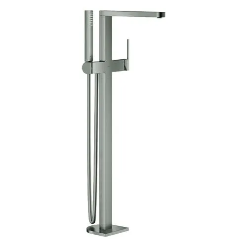 Grohe Plus Wannen-Fertigset für Bodenmontage (hard graphite gebürstet)