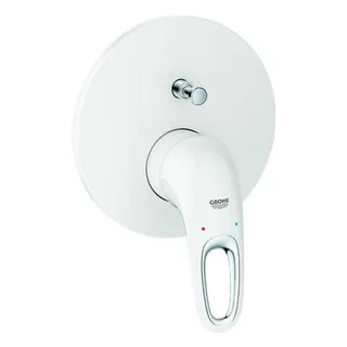 Grohe Eurostyle Wannen-Fertigset für 35600, Hebel offen (moon white)