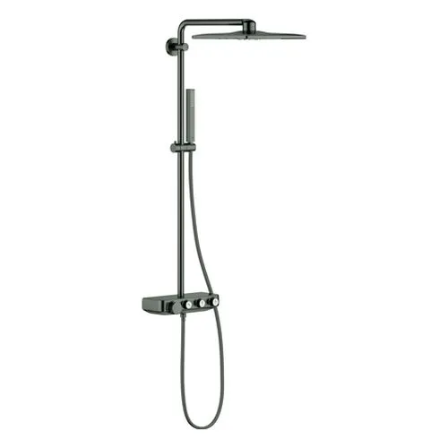 Grohe Euphoria SmartControl 310 Duo Duschsystem mit Thermostat (hard graphite gebürstet)