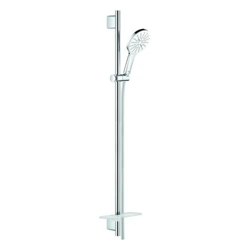 Grohe Rainshower 130 Brauseset mit 900 mm Stange (moon white/chrom)