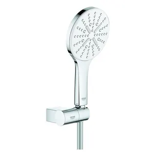 Grohe Rainshower 130 Brauseset mit verstellbarem Wandhalter, 9,5l/min (moon white/chrom)