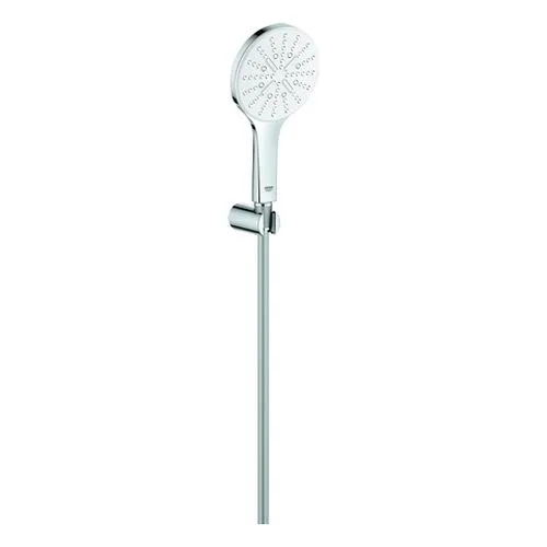 Grohe Rainshower 130 Brauseset mit Wandhalter, 9,5l/min (moon white/chrom)