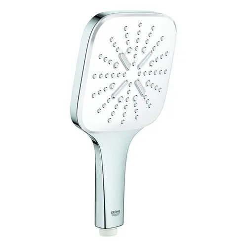 Grohe Rainshower SmartActive 130 Cube Handbrause, 9,5l/min (moon white/chrom)