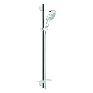 Grohe Rainshower SmartActive 130 Cube Brauseset mit 900 mm Stange & Ablage (chrom)