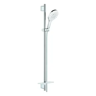 Grohe Rainshower SmartActive 150 Brauseset mit 900 mm Stange, 9,5l/min (moon white/chrom)
