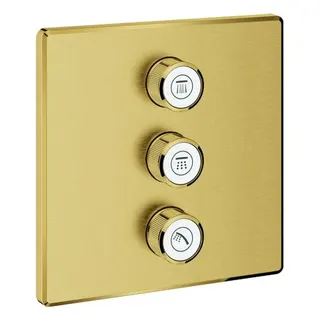 Grohe Grohtherm SmartControl UP-Ventil-Fertigset 3-fach (cool sunrise gebürstet)
