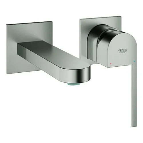 Grohe Plus 2-Loch Waschtisch-Wandarmatur 147 mm (hard graphite gebürstet)