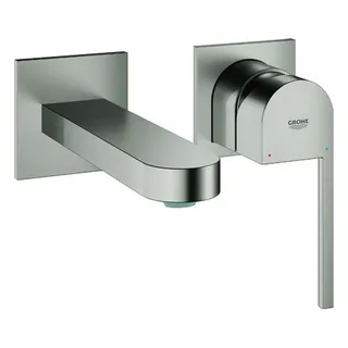 Grohe Plus 2-Loch Waschtisch-Wandarmatur 147 mm (hard graphite gebürstet)