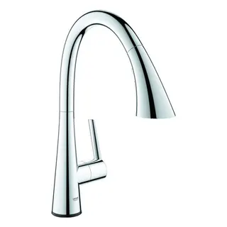 Grohe ZedraTouch elektr. Spültischbatterie mit ausziehbarer 3-Strahl-Spülbrause (chrom)