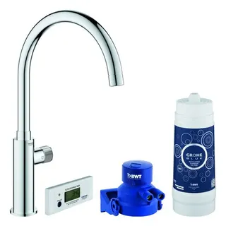 Grohe Blue Pure Mono Spültischbatterie mit C-Auslauf (chrom)
