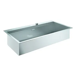 Grohe K800 Edelstahlspüle 1 Becken 1024 x 560 mm, Einbau flächenbündig