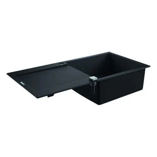 Grohe K500 Kompositspüle 1 Becken 1000 x 500 mm mit Abtropffläche (granit schwarz)