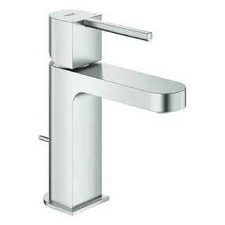 Grohe Plus Waschtischmischer S-Size (supersteel) mit Ablaufgarnitur