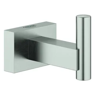 Grohe Essentials Cube Bademantelhaken, Metall (supersteel)
