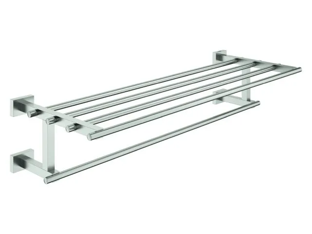 Grohe Essentials Cube Multi-Badetuchhalter 558 mm, Metall (supersteel)